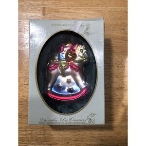Krebs Glass Lauscha Rocking Horse Doll Gifts 5" Glass Ornament Hang Tag